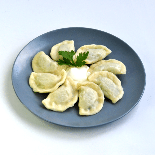 Pierogi z ziemniakami i boczkiem