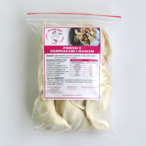 Pierogi z ziemniakami i masłem (mrożone) 500 g