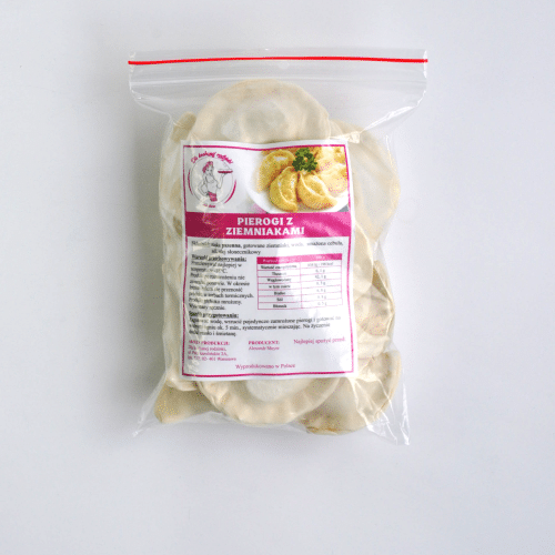 Pierogi z ziemniakami (mrożone) 500 g