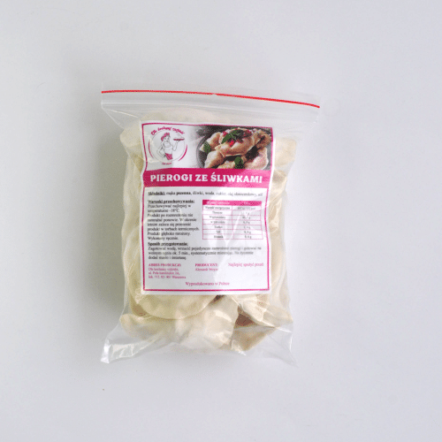 Pierogi ze śliwkami (mrożone) 500 g
