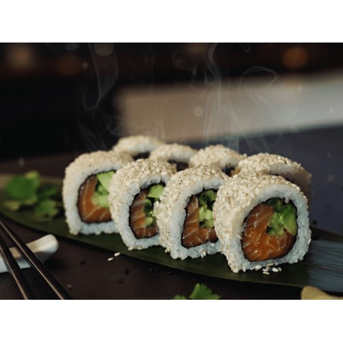 California z łososiem