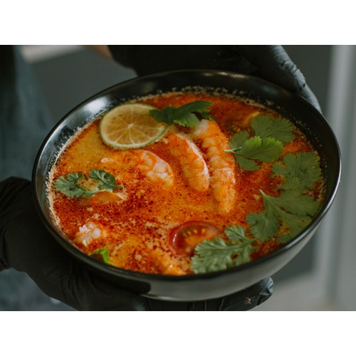 Tom Yum z Krewetkami