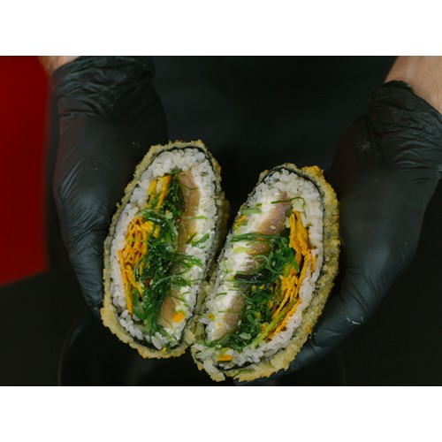 Burger z tuńczykiem