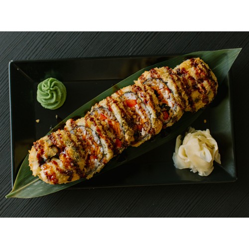 Rolka w tempurze z kurczakiem