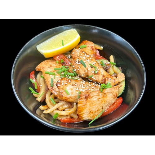 Udon z kurczakiem