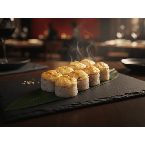 Zapiekany z łososiem