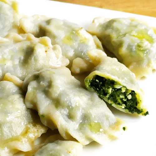 Pierogi ze szpinakiem