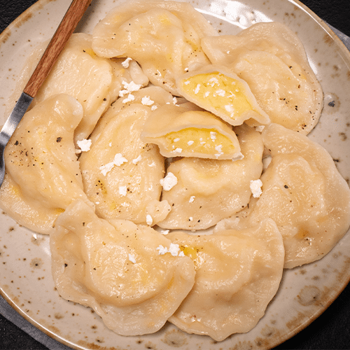 Pierogi z ziemniakami i serem