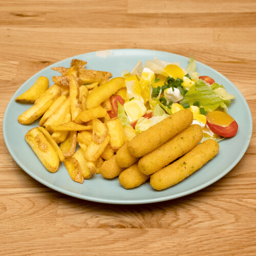 Ser smażony z frytkami (350g)