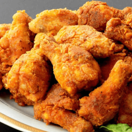 18 skrzydełek i duże frytki