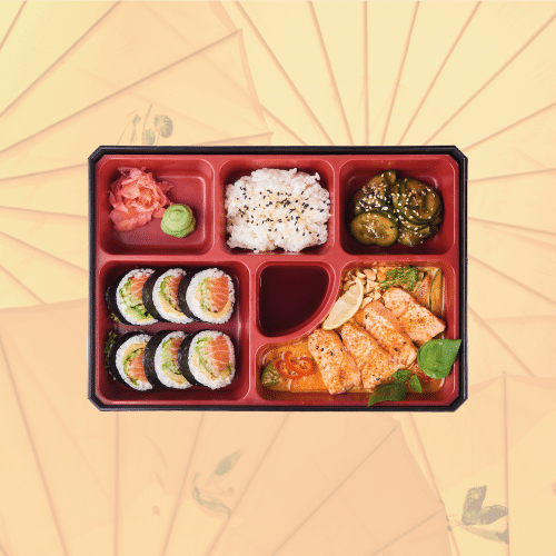 Bento łosoś