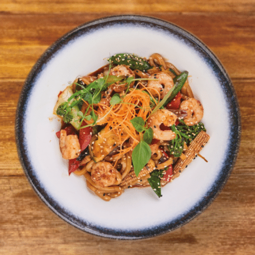 Makaron thai basil