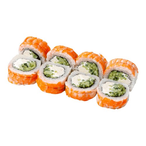 Philadelphia z krewetkami