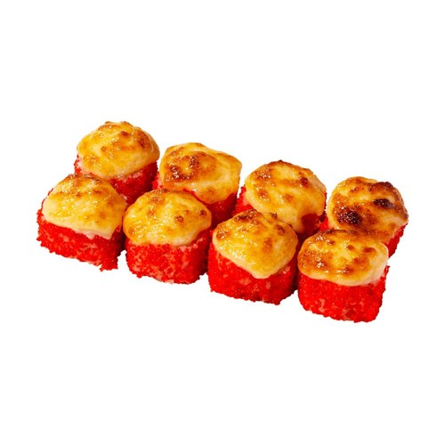 Zapiekany roll z krewetką