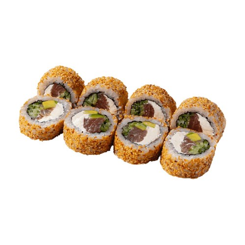 Kalifornia w sezamie z tuńczykiem