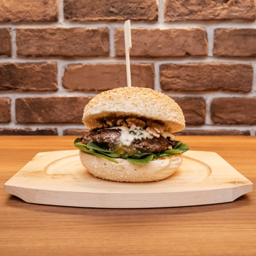 Burger Ten z orzechami