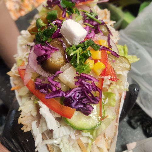 Kebab w Bułce Amerykański