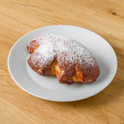 Drożdżówka ze słodkim twarogiem