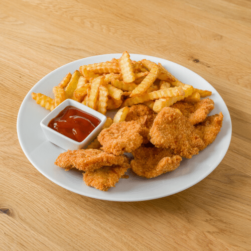 Nuggetsy z frytkami