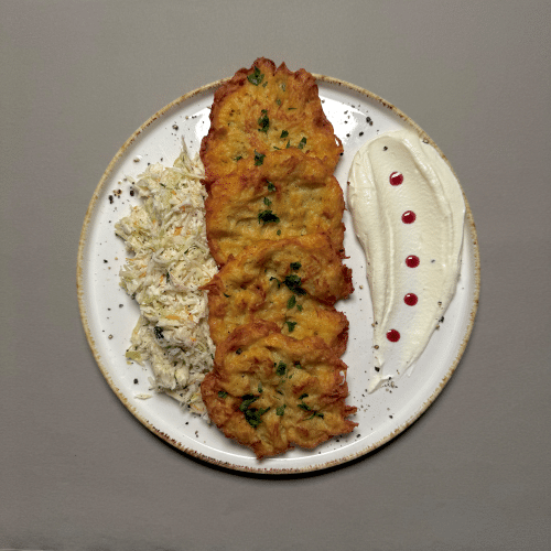 Placki ziemniaczane ze śmietaną