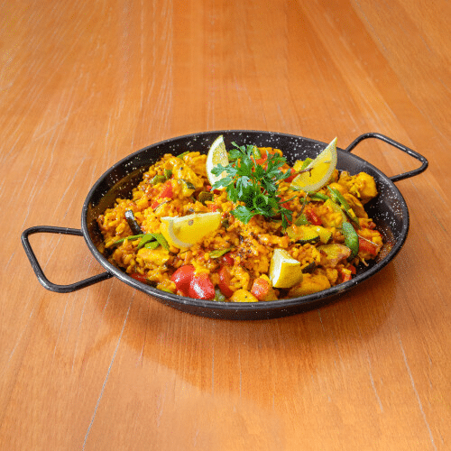 Paella z owocami morza dla dwojga