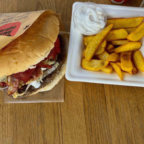 Zestaw Burger Wege z frytkami