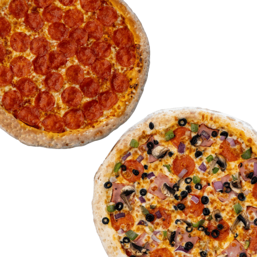 2x duża pizza: 42,49 zł/szt