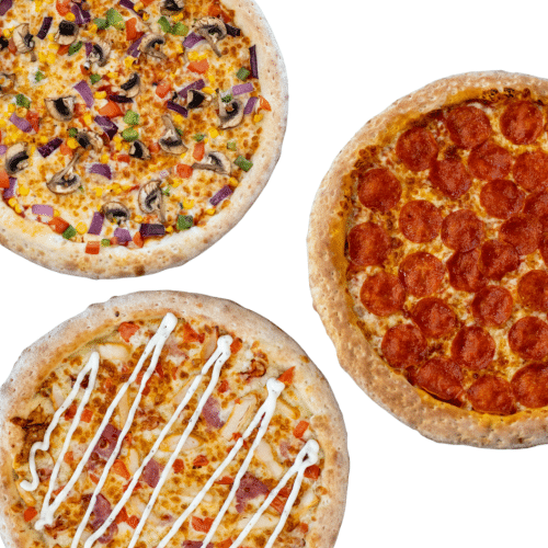 3x duża pizza: 39,99 zł/szt