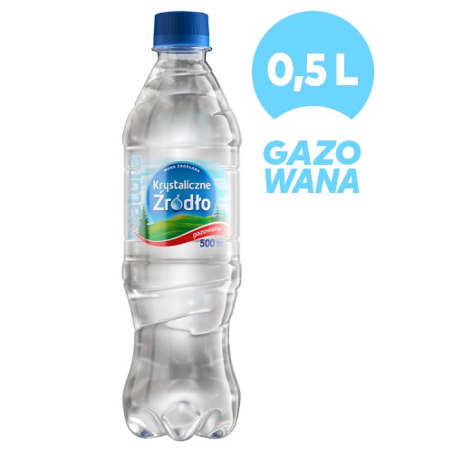 Woda gazowana 0,5L
