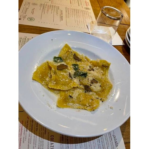 Ravioli con Tartufo di Capra