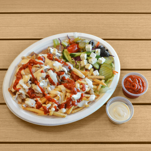 Kebab super mega talerz