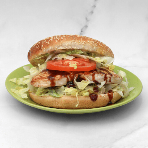 Teriyaki kurczak burger