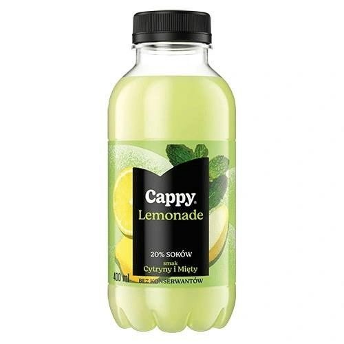Cappy Lemonade 0,4ml.  Cytryna i Mięta