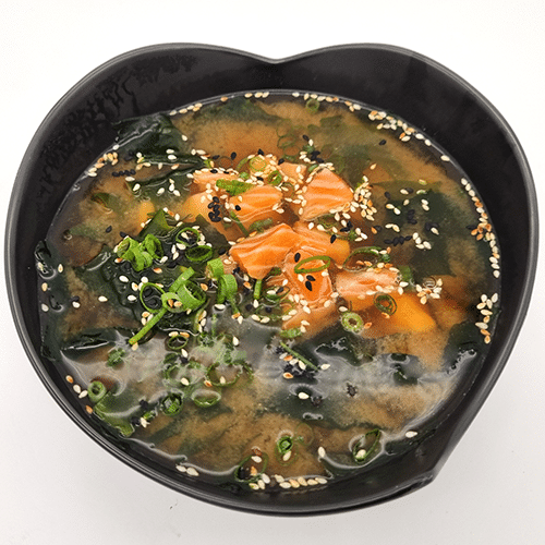 Miso z łososiem