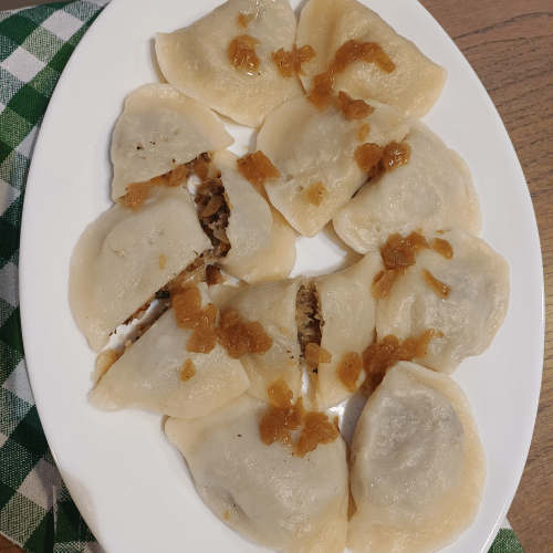 Pierogi z kapustą i grzybami 8 szt.