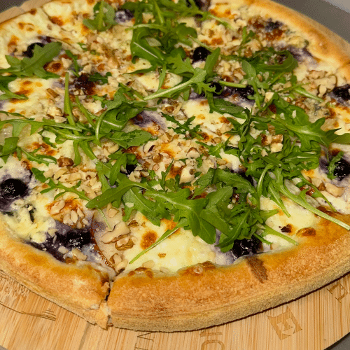 Pizza Pera e Mirtillo
