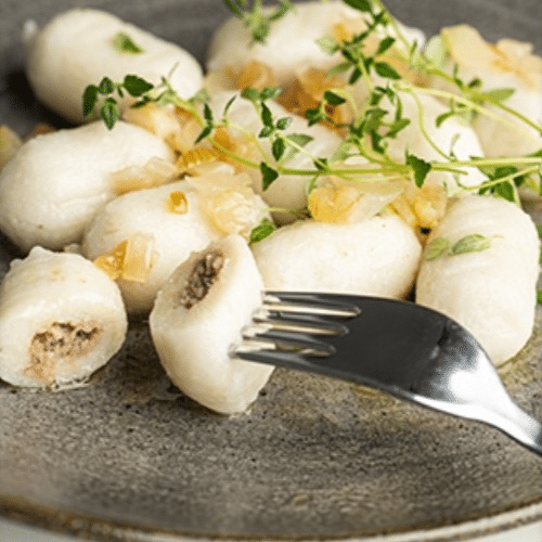 Cepelinki z miesem wołowo-wieprzowym