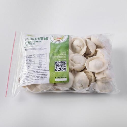 Pielmieni z łososiem i serem