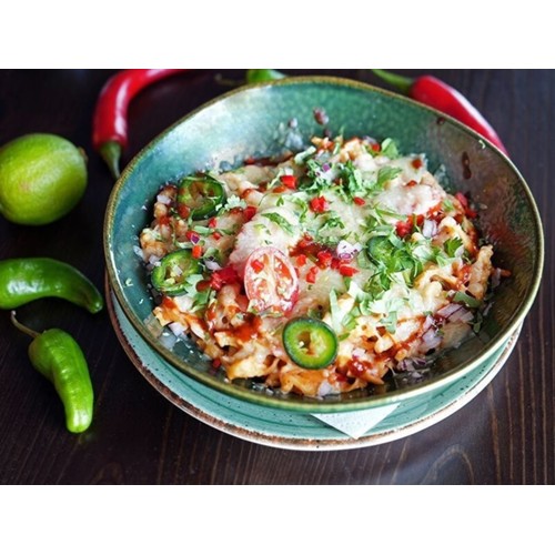 Jalapeño cheesee noodles