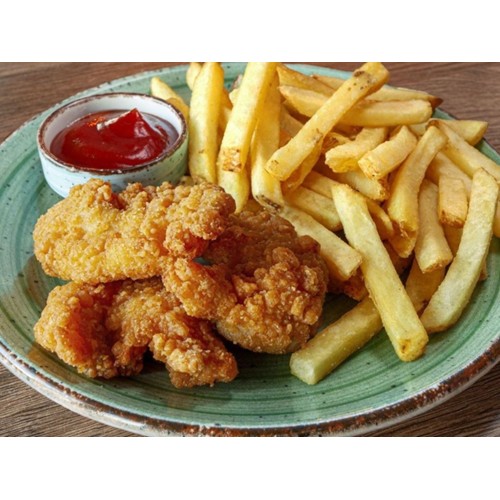 Nuggetsy z frytkami