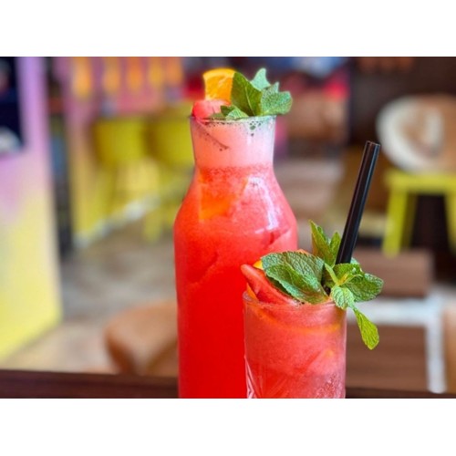 Domowa lemoniada truskawkowa 1L