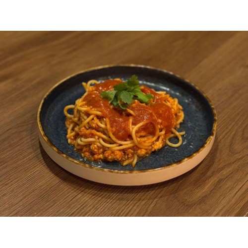 Spaghetti a’la Bolognese z indykiem