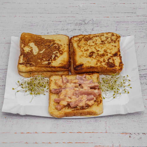 Tosty z szynką, serem mozzarella i czosnkiem 3 szt.