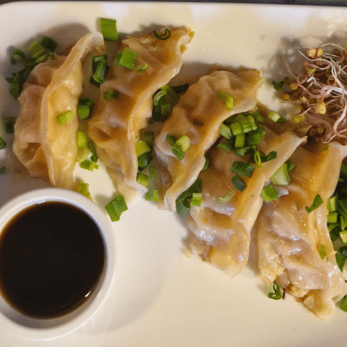 Pierożki Gyoza z krewetką